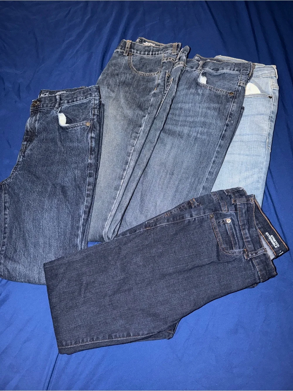 The Children's Place Kids Jeans - Dark Blue, Medium Blue, Light Blue